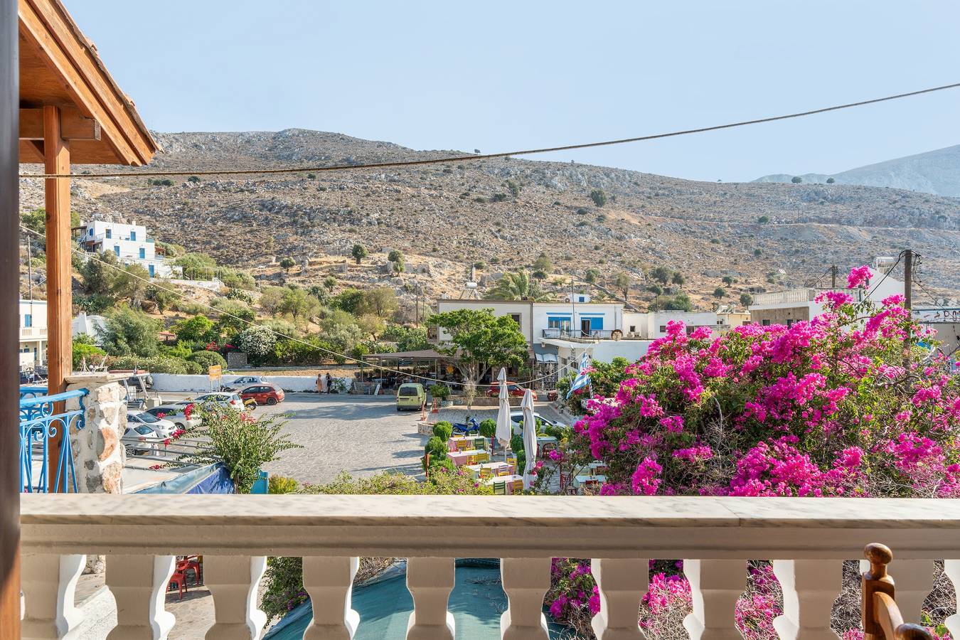 Bed and Breakfast 'Camera doppia n. 9' con vista mare, Wi-Fi e aria condizionata in Calimno