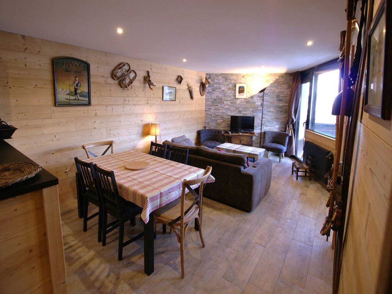 Apartamento entero, Apartamento renovado, cerca de pistas, parking privado, Pra-Loup in Pra-Loup, Uvernet-Fours