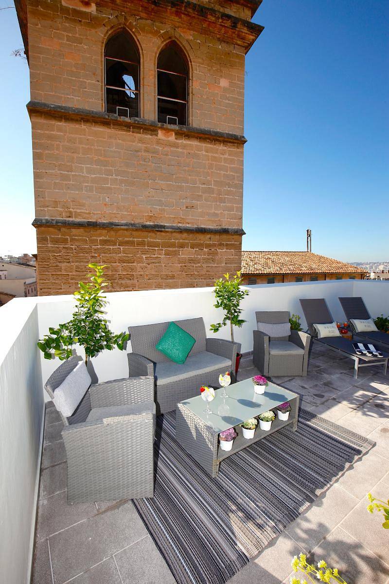 Appartement entier, Appartement de vacances pour 2 personnes avec balcon/terrasse in Palma Old Town, Palma de Majorque