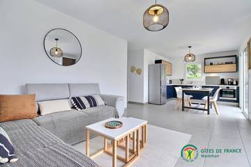 Gîte pour 4 personnes, avec jardin et terrasse dans Penvins