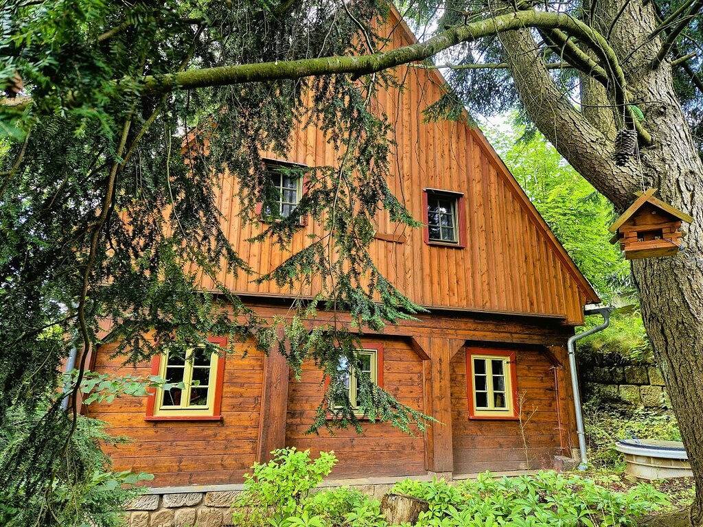 Ferienhaus in Sebnitz mit Schwimmbecken in Sebnitz, Elbsandsteingebirge