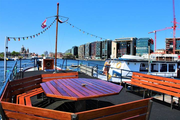 Bateau pour 4 personnes, avec terrasse à Amsterdam - 4