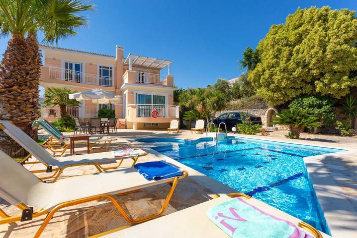 Ferienhaus für 8 Personen, mit Balkon und Terrasse sowie Garten und Kinderpool in Rethymno und Umgebung - 4