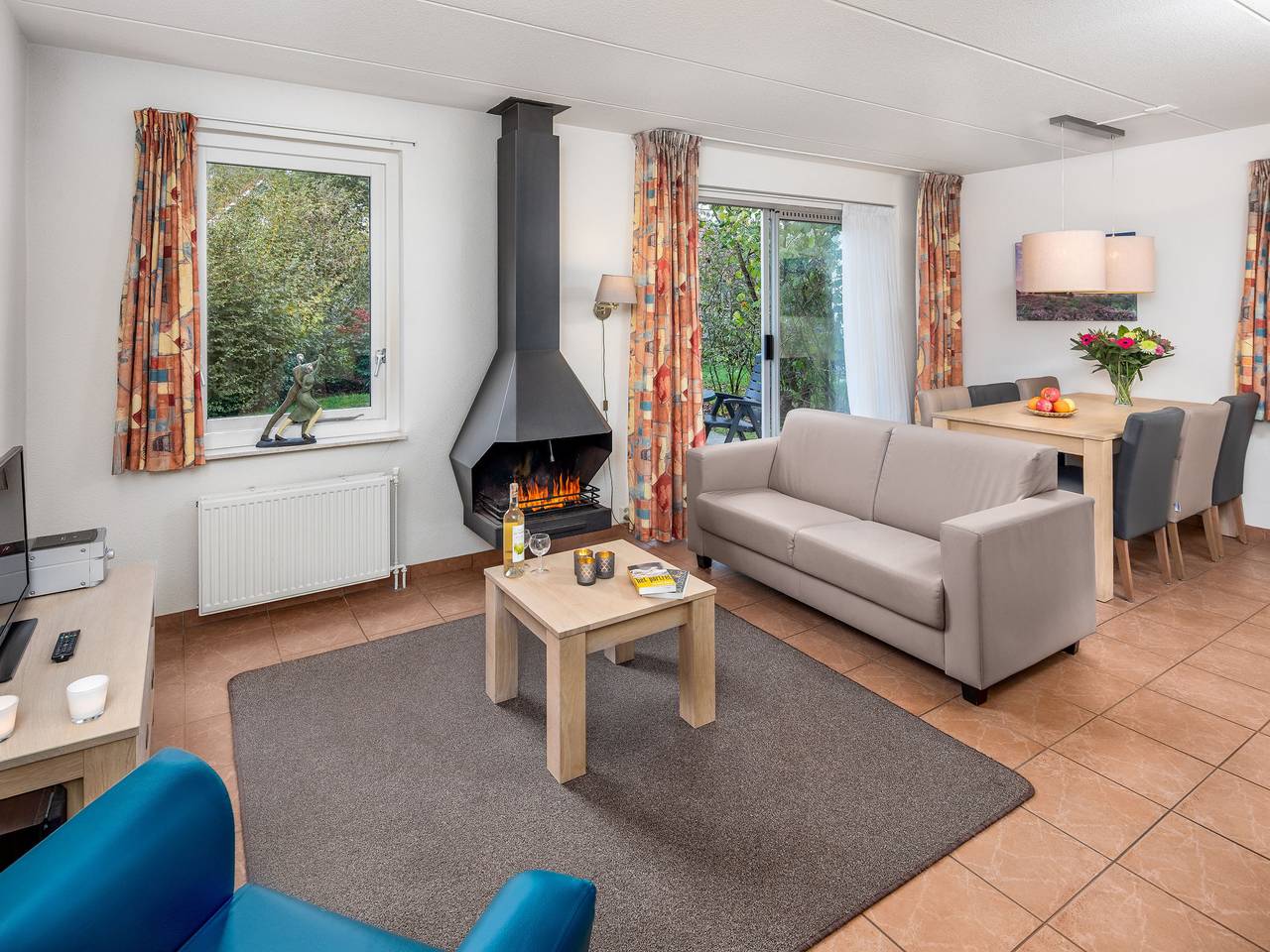 Vakantiehuis met open haard nabij Wold in Drenthe