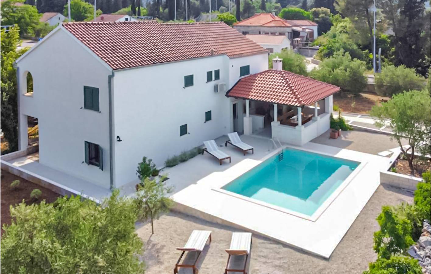 Ganze Ferienwohnung, Gemütliche 1-Zimmer-Wohnung mit Pool in Strandnähe und WLAN in Medvinjak, Korcula