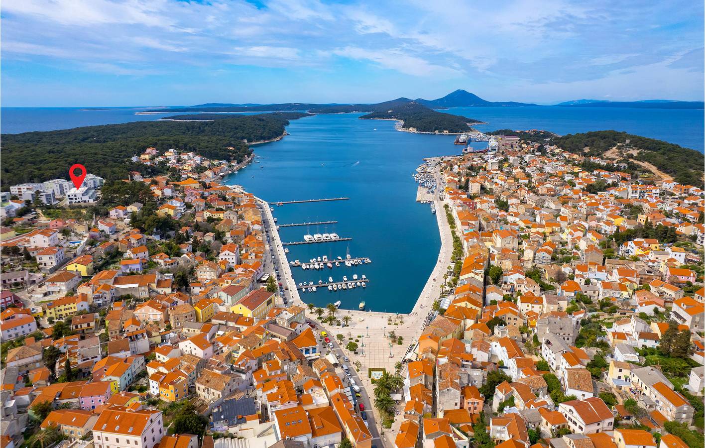 Geheel vakantieappartement, Vakantieappartement voor 4 personen met terras in Mali Losinj, Lošinj