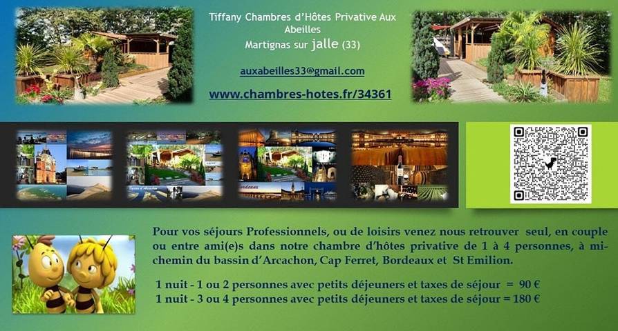 Gîte pour 2 personnes, avec jardin en Gironde - 2