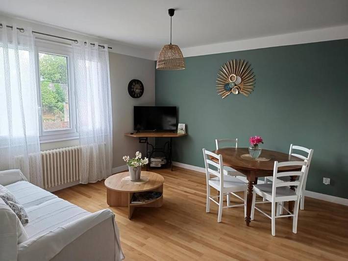Appartement de vacances pour 3 personnes, avec Jardin et Vue