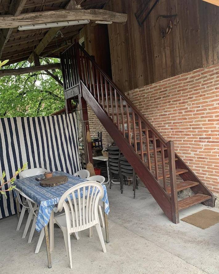 Location de vacances pour 9 personnes, avec vue ainsi que piscine et jardin à Mios - 4