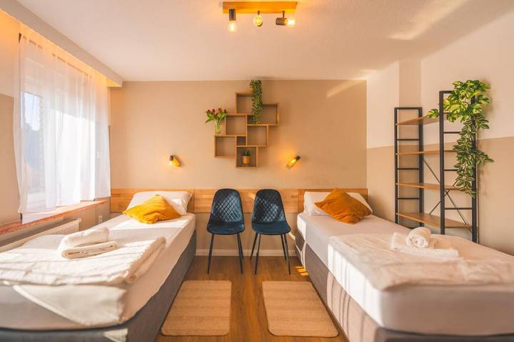 Ferienhaus für 7 Personen, mit Garten und Ausblick, mit Haustier in Bielefeld