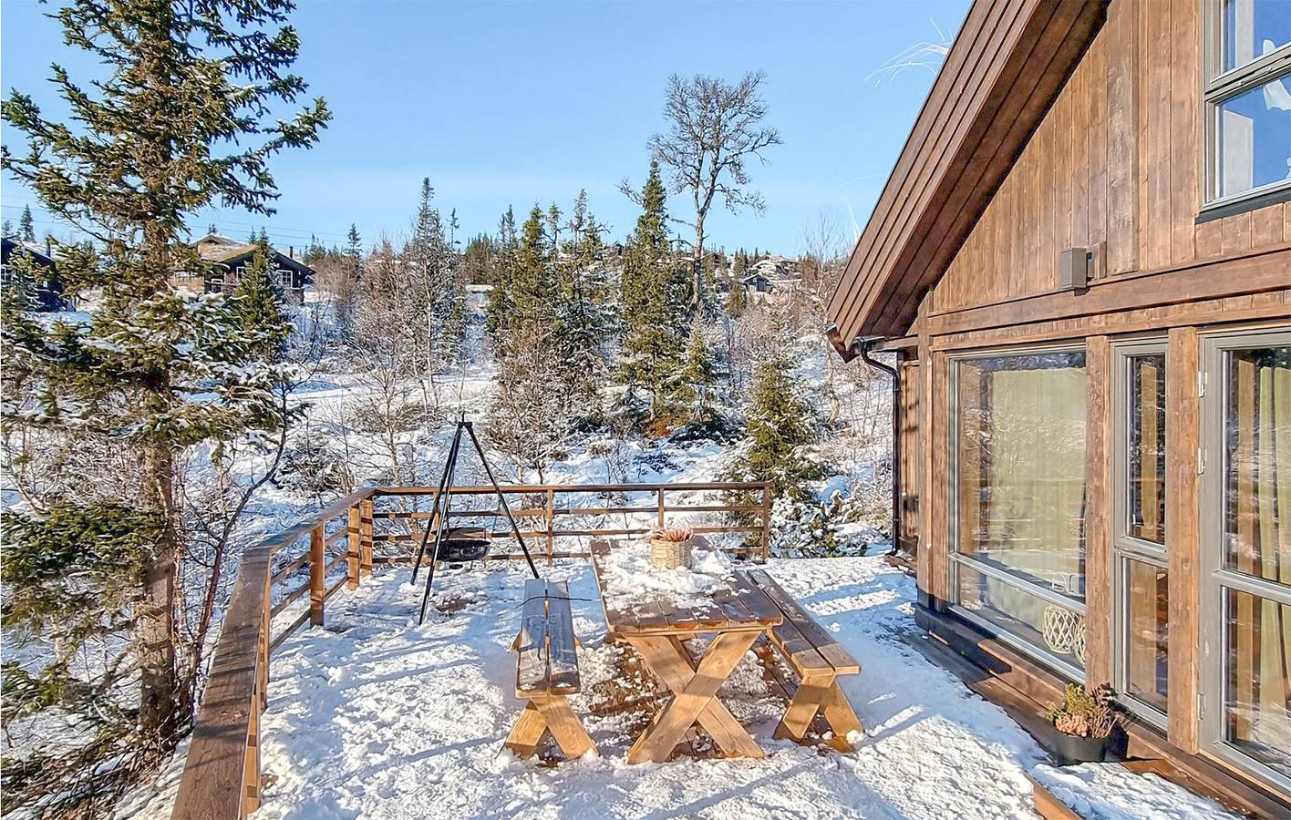 Ferienhaus für 10 Personen mit Terrasse in Kvitåvatn, Tinn