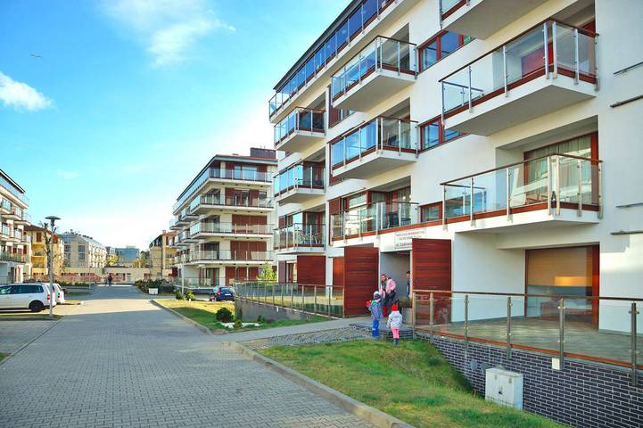 Ferienwohnung für 4 Personen, mit Balkon und Terrasse in Swinemünde