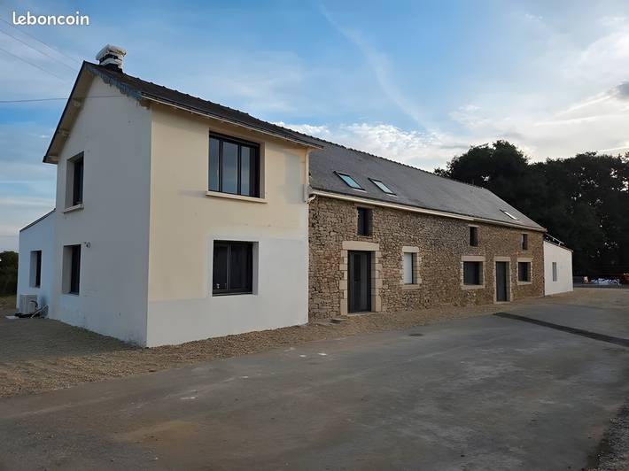 Gîte Le Petit Boizeul avec terrasse et climatisation in Nivillac, Région de Vannes