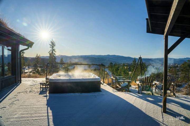 Vakantiehuis voor 11 personen, met terras en sauna, kindvriendelijk in Noorwegen
