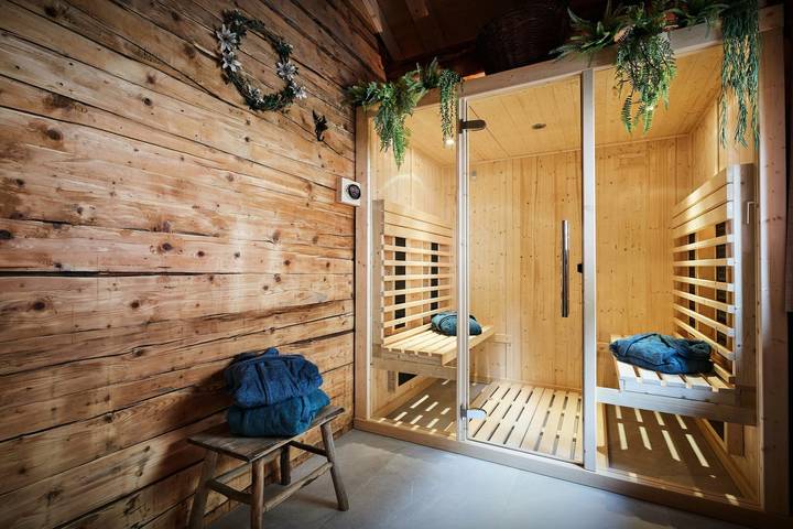 Chalet pour 14 personnes, avec terrasse et sauna à Le Grand-Bornand - 4