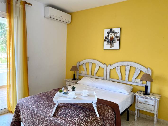 Bungalow für 5 Personen, mit Terrasse und Garten sowie Kinderpool in El Palmar