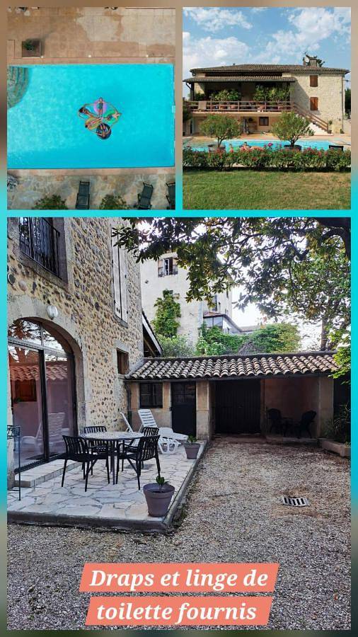 Ferienwohnung für 3 Personen, mit Terrasse und Garten sowie Pool - 1