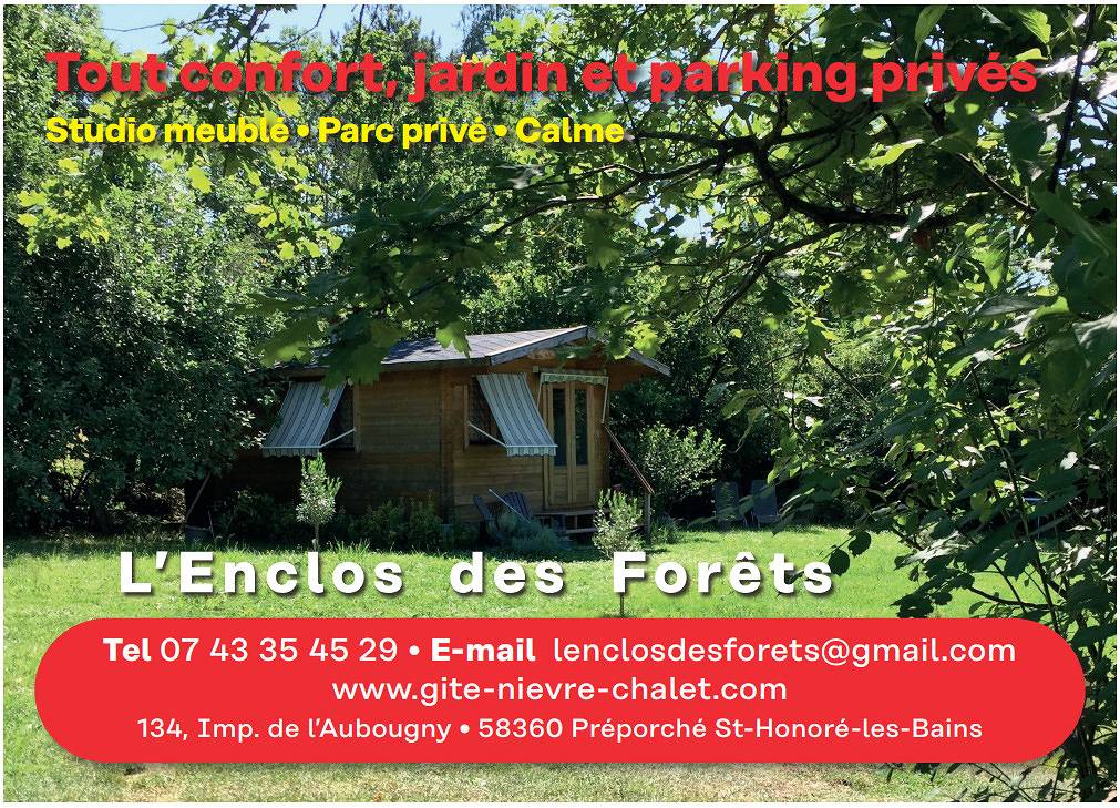 Gîte-chalet-Nièvre, parc privé clos, tout confort, jardin parking in Préporché, Parc naturel régional du Morvan