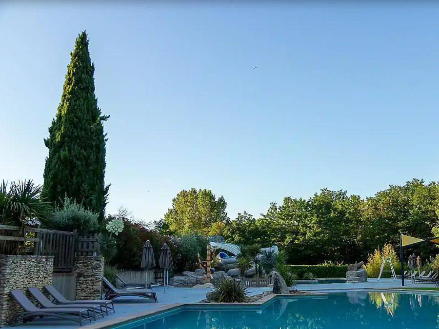 Camping Arc en Ciel - Tent 2 persons - Cabane 2 trèfles- 1 bedroom - Electricity in Vallon-Pont-d'Arc, Ardèche