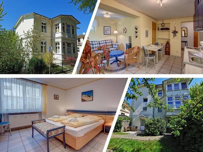 Villa für 2 Personen, mit Terrasse und Garten in Heringsdorf