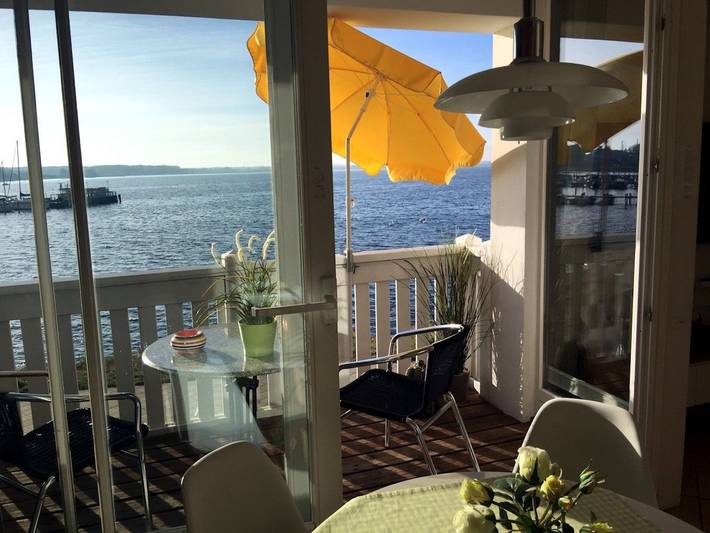 Ferienwohnung für 3 Personen, mit Balkon und Seeblick in Rerik