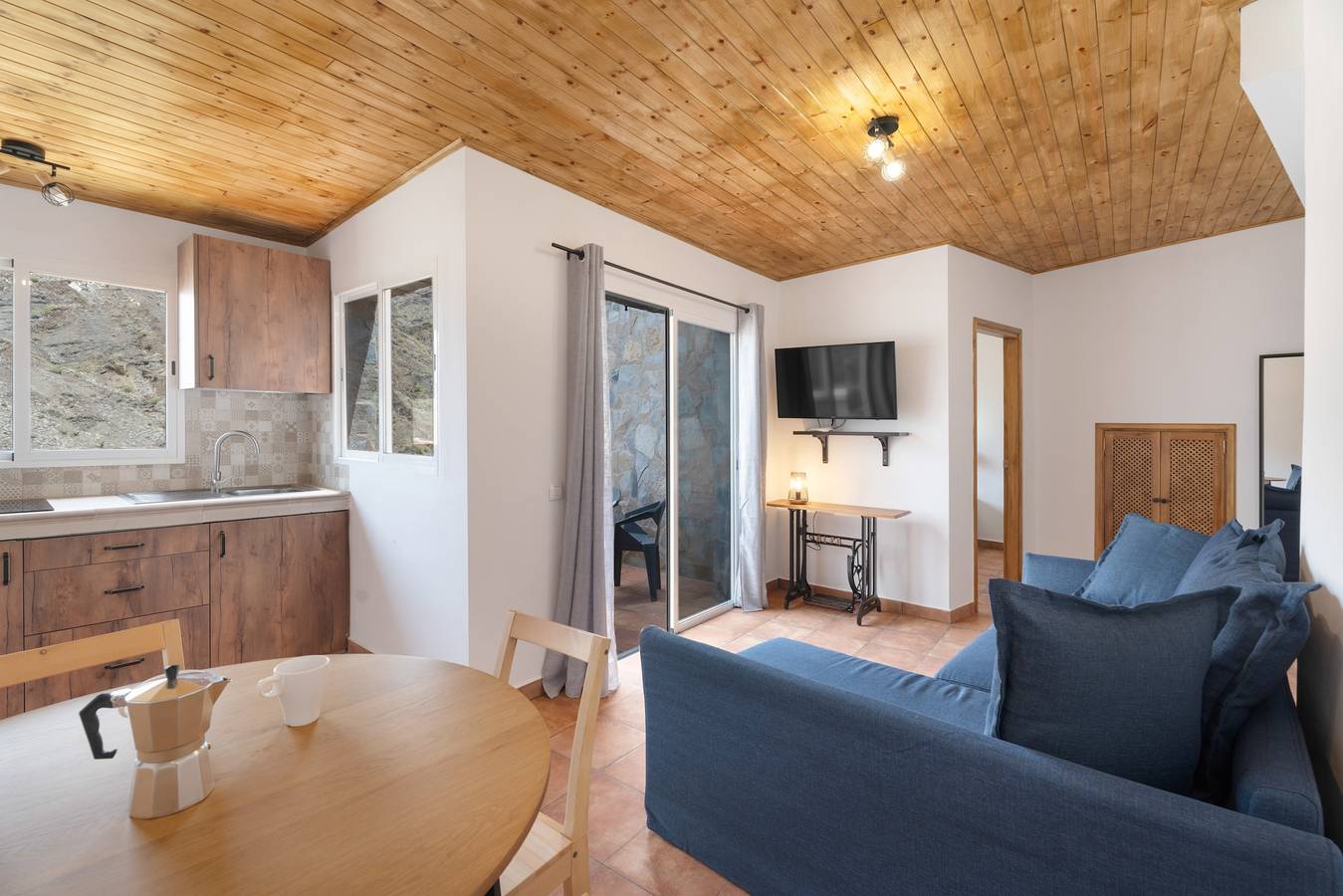 Casa de vacaciones 'Vivienda vacacional La Era I' con vistas al mar, Wi-Fi y aire acondicionado in Alojera, Vallehermoso
