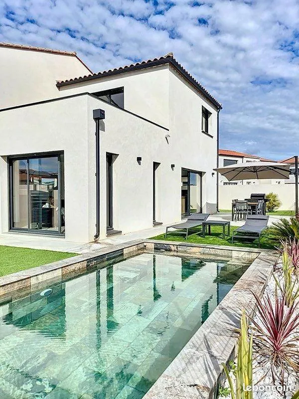 Maison de vacances pour 8 personnes, avec terrasse ainsi que piscine et vue - 1