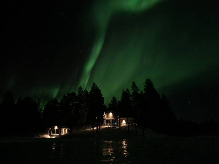 Ferienhaus für 8 Personen, mit Garten und Sauna in Lappland (Schweden) - 2