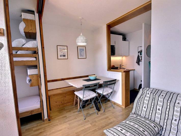 Gîte pour 4 personnes, avec Balcon dans Station De Peisey Vallandry - 2