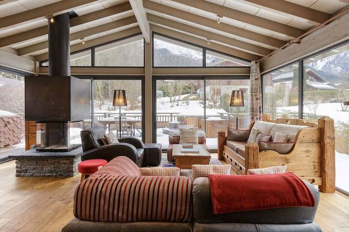 Chalet für 8 Personen, mit Garten und Balkon sowie Whirlpool und Sauna - 1