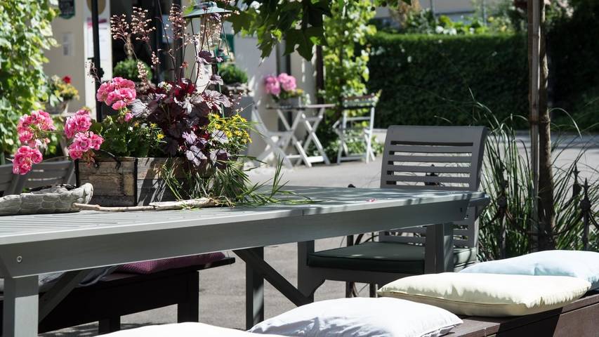 Ferienwohnung für 2 Personen, mit Terrasse und Garten in Markdorf