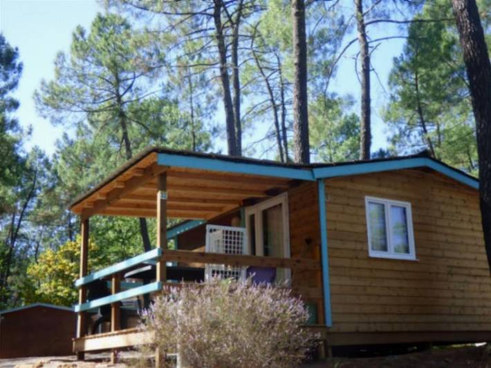 Chalet pour 3 personnes, avec bassin pour enfant, animaux acceptés en Ardèche - 2