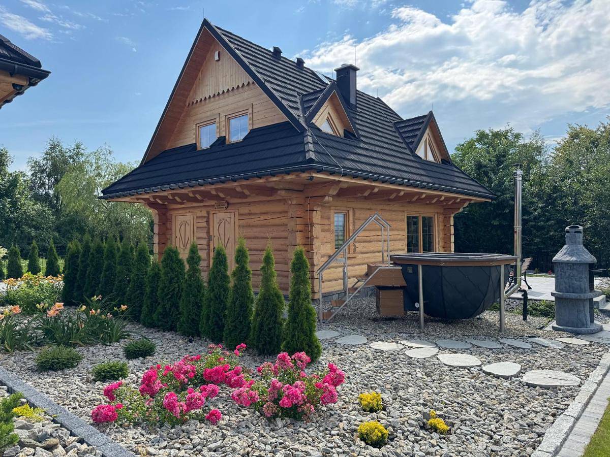 Górskie Przysiółki w Koniakowie - Dom z bala Koronka in Koniaków, Karpaty (Polska)
