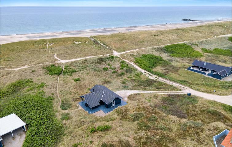 Ferieudlejning for 6 personer, med Terrasse og Jacuzzi samt Sauna i Harboøre