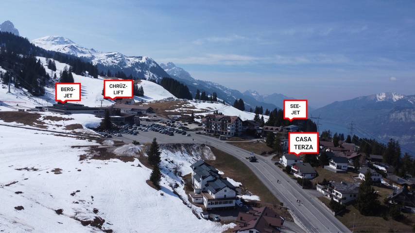 Ganze Ferienwohnung, Casa Terza (Charmingstay) - 4.5-Zimmerwohnung in Flumserberg, Quarten