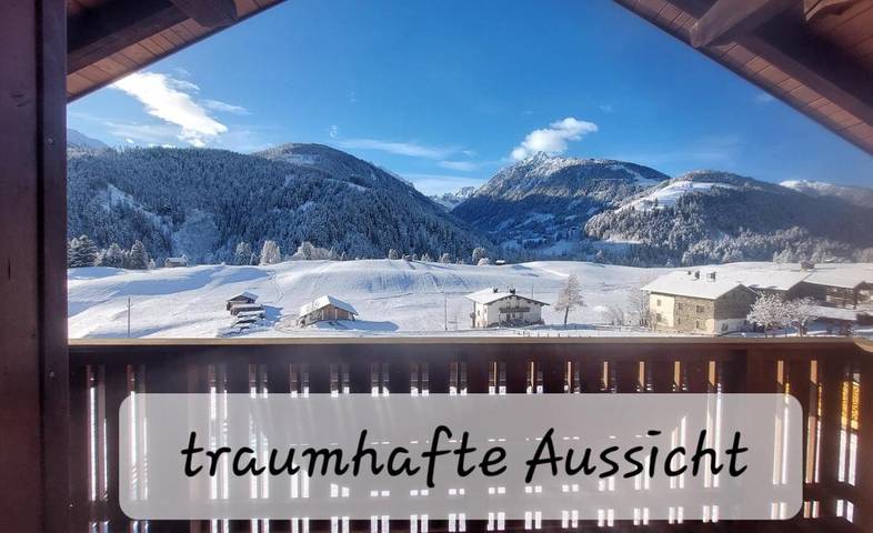 Ferienwohnung für 4 Personen, mit Garten und Ausblick