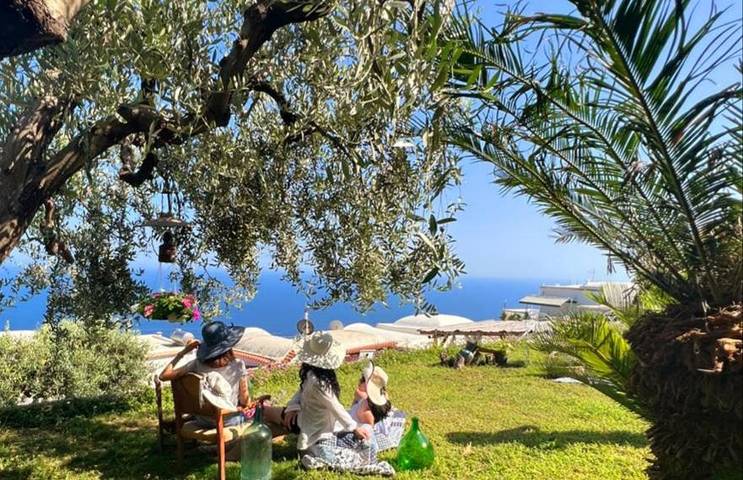 Ferienwohnung für 5 Personen, mit Garten und Ausblick sowie Balkon - 1