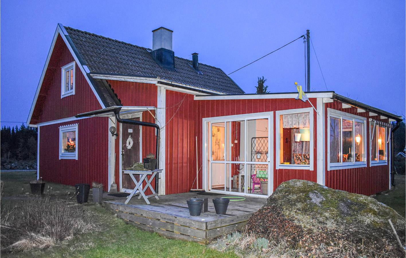 Ferienhaus für 5 Personen mit Terrasse in Schwedische Ostsee