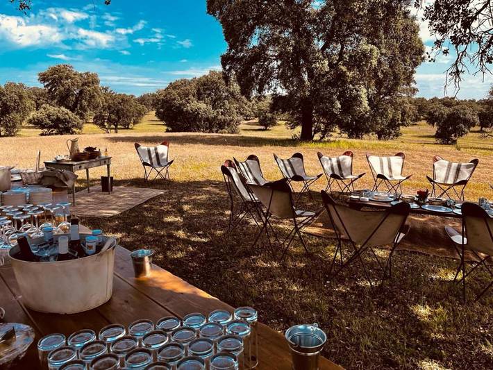 Casa rural con piscina para 3 personas, con sauna y piscina además de vistas y jardín en Provincia de Toledo