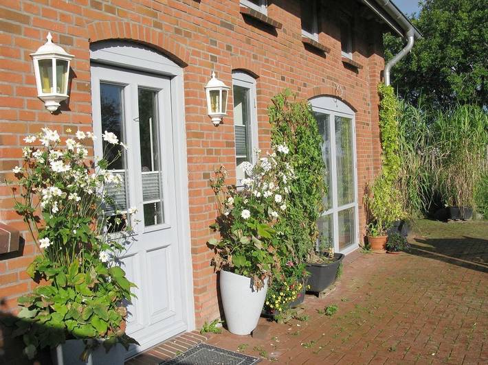 Ferienwohnung für 4 Personen, mit Balkon/Terrasse und Terrasse in Hattstedtermarsch