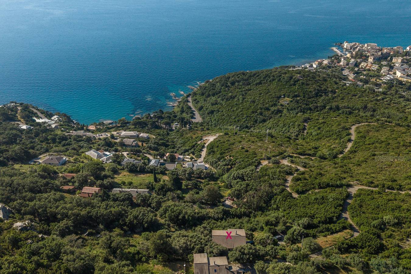 Casa Onda Di Luna – Maison avec vue mer panoramique à Erbalunga in Brando, Cap Corse