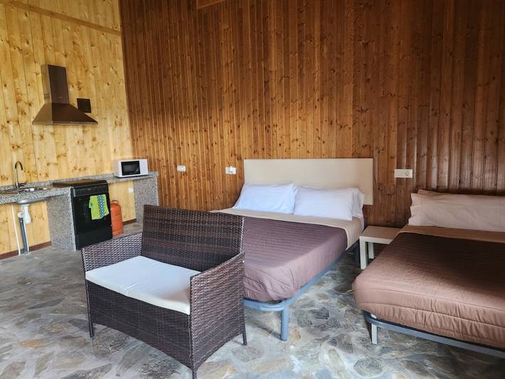 Chambre pour 3 personnes, avec jardin - 1