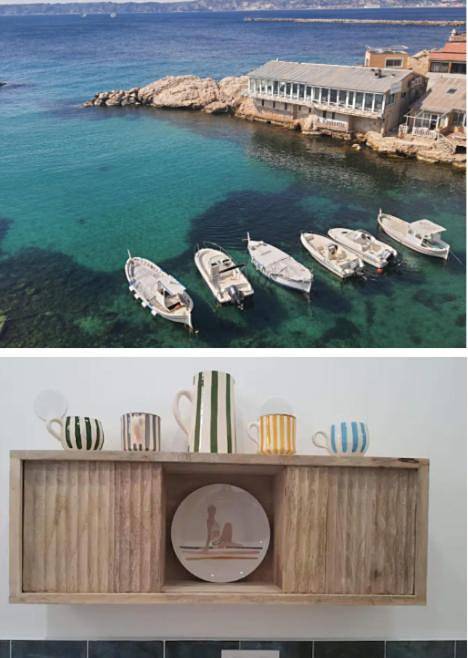 Appartement entier, "La Baigneuse" Vallon des Auffes in Marseille, Région de Marseille