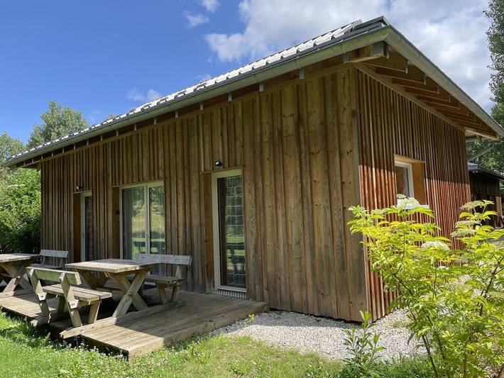 Gîte pour 6 personnes, avec Terrasse ainsi que Jardin et Vue