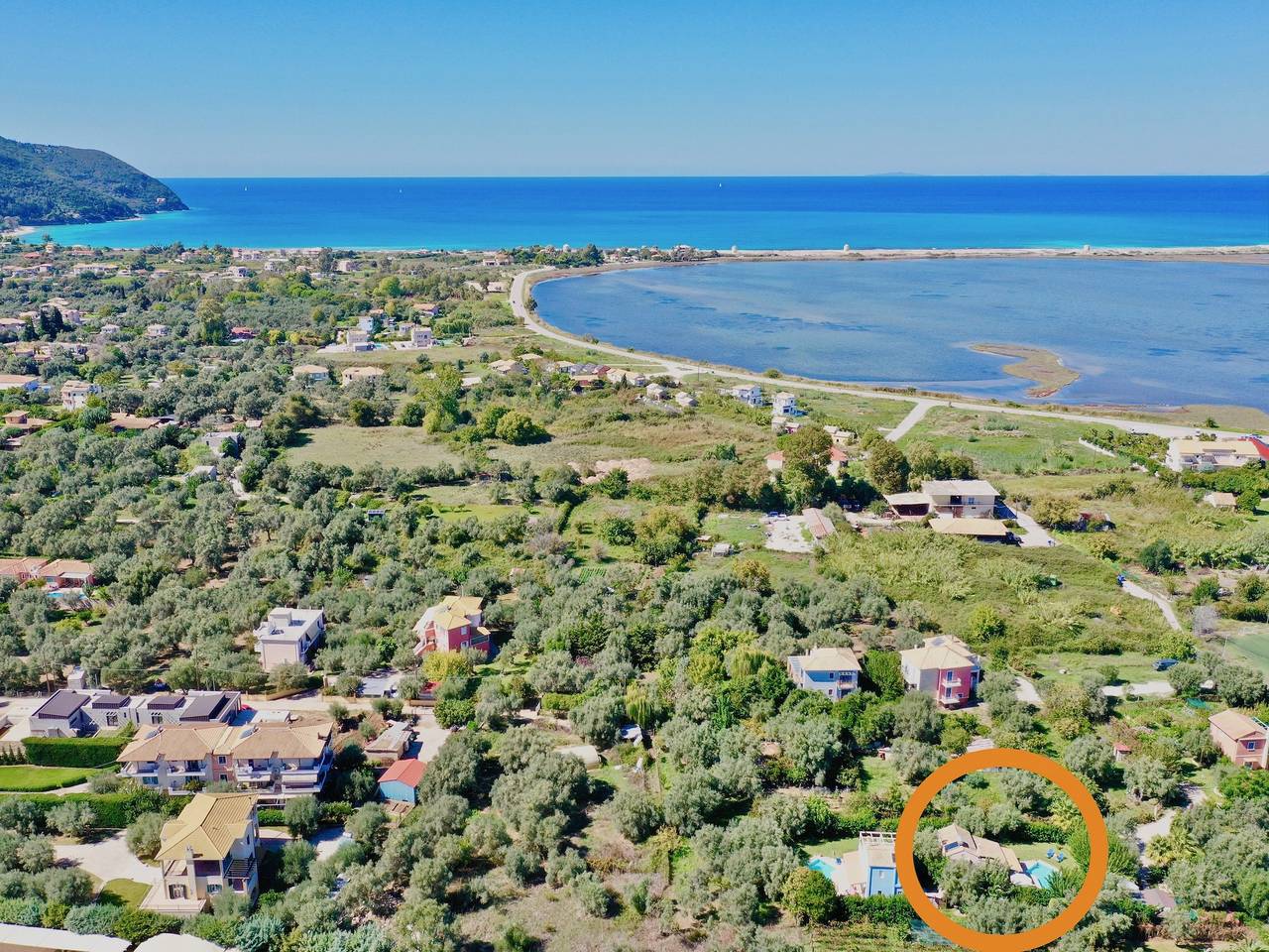 Beach Villa Fotini with private pool in Lefkada City, Greece