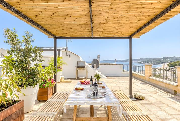 Villa con piscina e vista, 3 min a piedi dal mare in Castro (Lecce), Provincia di Lecce