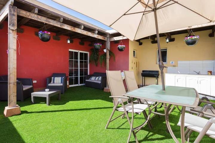 Appartamento per 3 persone, con panorama e terrazza in San Isidro