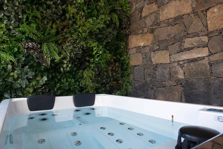 Casa de férias para 4 pessoas, com Jacuzzi e Terraço e ainda Jardim and Vista em Furnas