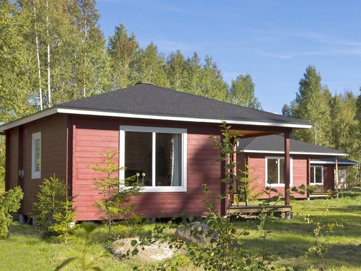 Ferienhaus für 2 Personen, mit Terrasse und Garten sowie Sauna und Ausblick