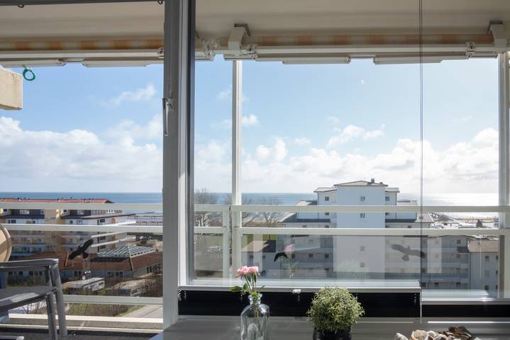 Ferienwohnung für 4 Personen, mit Sauna und Balkon sowie Meerblick - 1